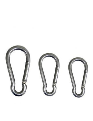 Kit De 3 X Mosquetão Inox