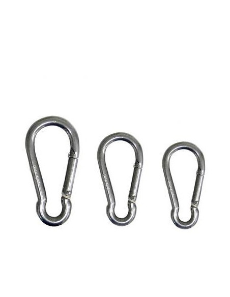 Kit De 3 X Mosquetão Inox