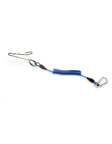 Extensor em Aço com Pinça para Cabo de Fundeio + Mosquetão Cressi | AquaSport