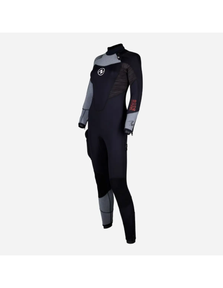 Fato Húmido Dynaflex 5,5 mm Fecho Traseiro Senhora Aqualung | AquaSport