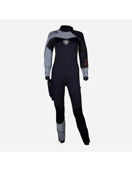 Fato Húmido Dynaflex 5,5 mm Fecho Traseiro Senhora Aqualung | AquaSport