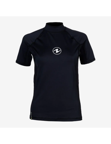 Rashguard Slim Fit Manga Curta Senhora Aqualung | AquaSport