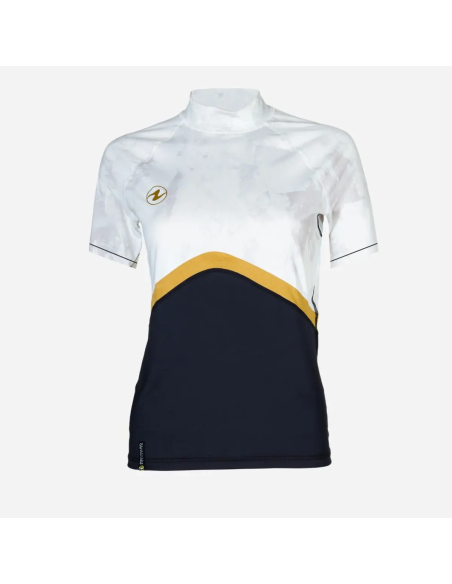 Rashguard Slim Fit Manga Curta Senhora Aqualung | AquaSport