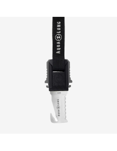 Faca Micro Squeeze Ponta Redonda Inox 5,2 cm Aqualung | AquaSport