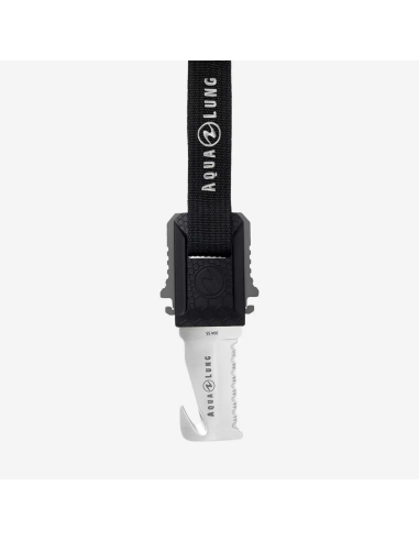 Faca Micro Squeeze Ponta Redonda Inox 5,2 cm Aqualung | AquaSport