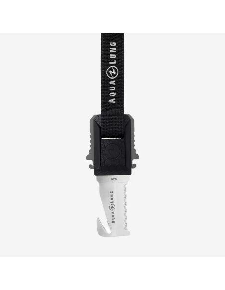 Faca Micro Squeeze Ponta Redonda Inox 5,2 cm Aqualung | AquaSport