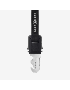 Faca Micro Squeeze Ponta Romba Inox 5,1 cm Aqualung | AquaSport