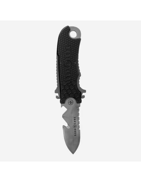 Faca Small Squeeze Ponta Aguçada Titânio 8,9 cm Aqualung | AquaSport