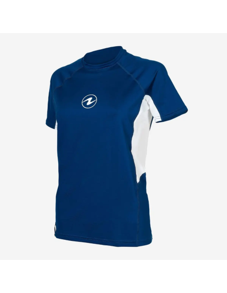 Rashguard Loose Fit Manga Curta Senhora Aqualung | AquaSport