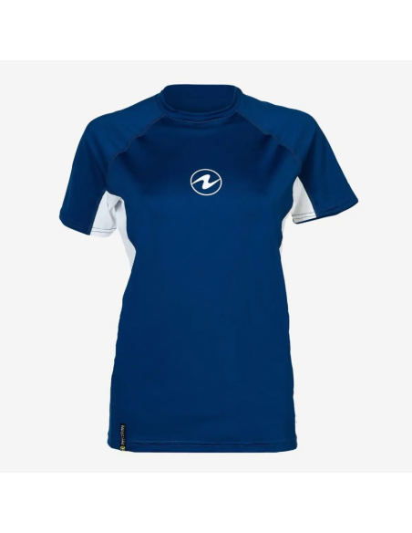 Rashguard Loose Fit Manga Curta Senhora Aqualung | AquaSport