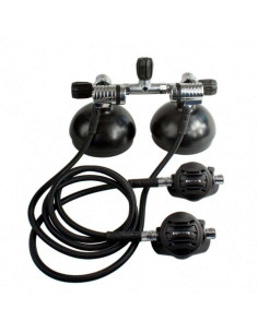 Conjunto Regulador TEK3 Bi-garrafa Apeks | AquaSport