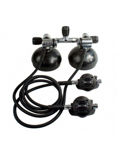 Conjunto Regulador TEK3 Bi-garrafa Apeks | AquaSport