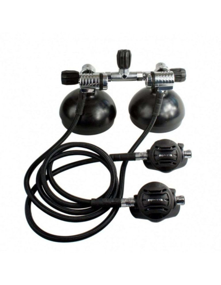 Conjunto Regulador TEK3 Bi-garrafa Apeks | AquaSport