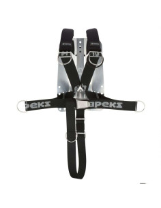 Arnês Deluxe com Placa de Aço Inox Apeks | AquaSport