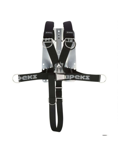 Arnês Deluxe com Placa de Aço Inox Apeks | AquaSport