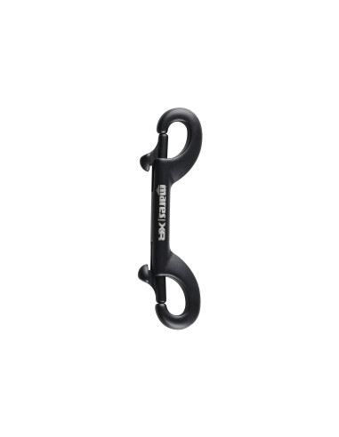 Mosquetão Duplo SS316 Cerâmico Preto XR Mares | AquaSport