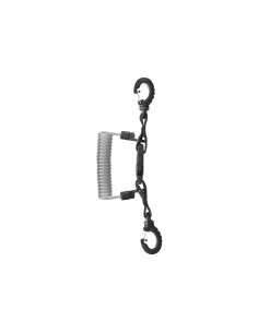 Cordão em Espiral de Aço Inox com Anel Mares | AquaSport