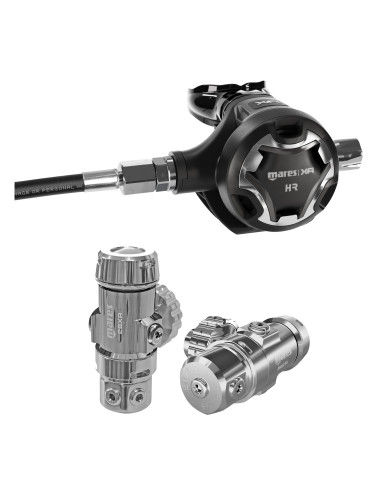 Conjunto Regulador 28XR com HR Full Sidemount Tek XR Mares | AquaSport
