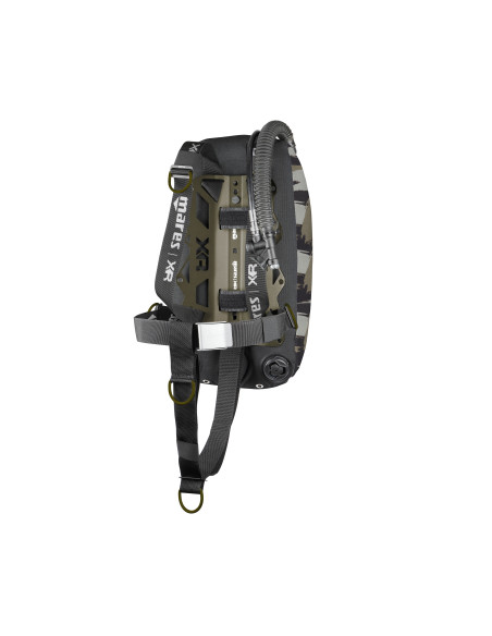Asa Tactical Green Single Backmount Set XR Mares | AquaSport