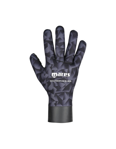 Luvas Polygon Black 2/3,5/5 mm Mares | AquaSport