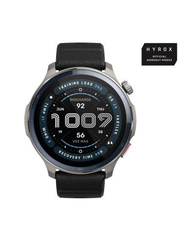Amazfit Balance 2 3,81 cm (1.5") AMOLED Digital 480 x 480 pixels Ecrã táctil Cinzento Wi-Fi GPS