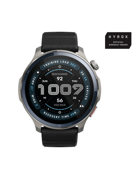 Amazfit Balance 2 3,81 cm (1.5") AMOLED Digital 480 x 480 pixels Ecrã táctil Cinzento Wi-Fi GPS
