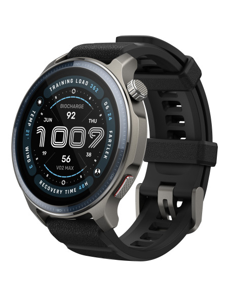 Amazfit Balance 2 3,81 cm (1.5") AMOLED Digital 480 x 480 pixels Ecrã táctil Cinzento Wi-Fi GPS